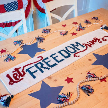 Let Freedom Ring Table Runner