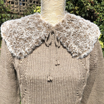Jessica, Vintage Sweater with Optional Collar