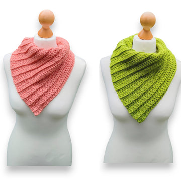 Ribbed Bandana Cowl - Kerchief
