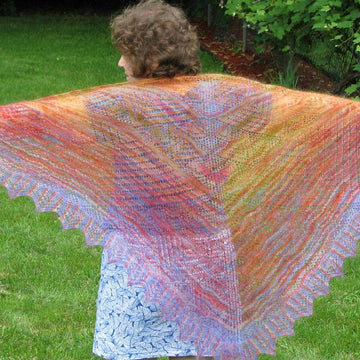Sierpinski's Triangle Shawl