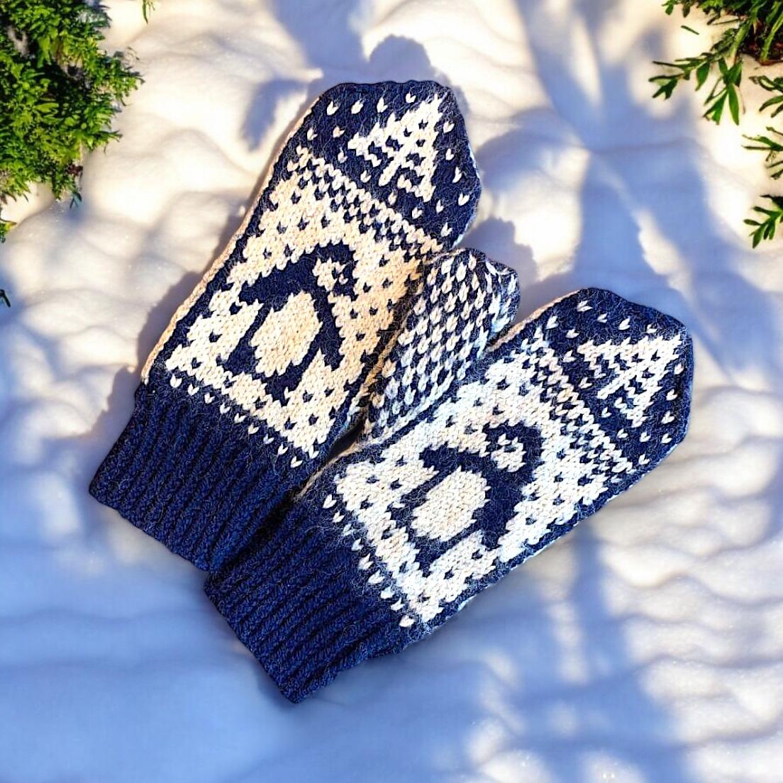Penguin March Mittens
