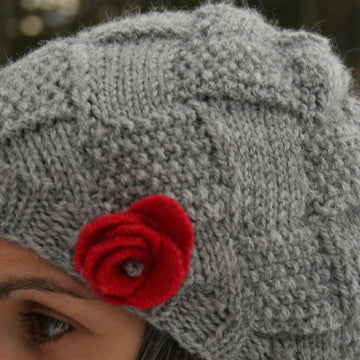 Entrelac Winter Hat