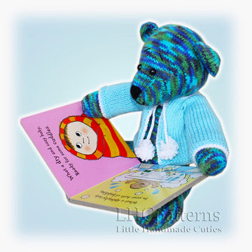 Bear Knitting Pattern, Knitted Bear