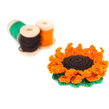 Crocheted Sunflower