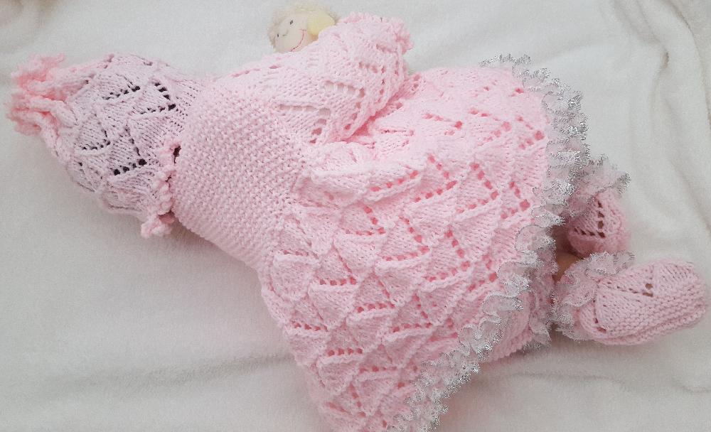 Pattern 59 Lace Matinee Set