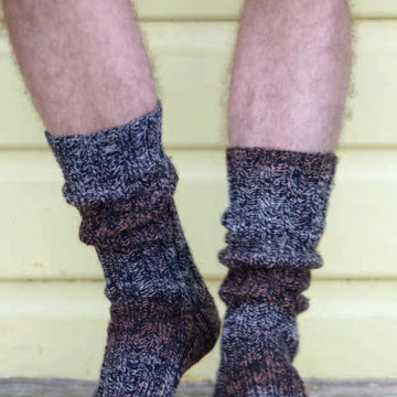 Ribbed and Stocking Stitch Socks in Hayfield Illusion DK - 7935 - Leaflet