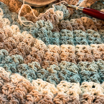 Simple Squishy Crochet Bulky Throw Blanket