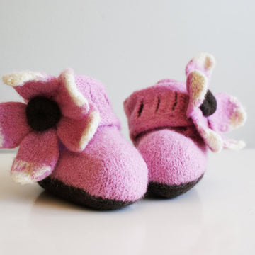 Holdenboot knit/felt Slipper Boots and Headband