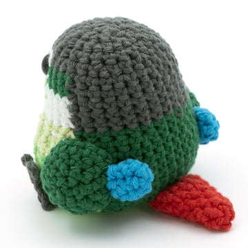 Amigurumi Green-Cheek Conure Parrot