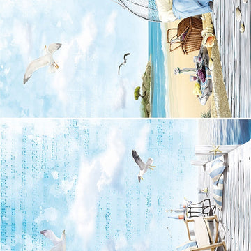 Ciao Bella Rice Paper Sheet A4 5/Pkg - Find Your Happy Place, Sound Of Summer