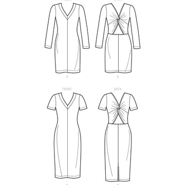 Simplicity Misses' Knit Dresses by Mimi G S9598 - Sewing Pattern