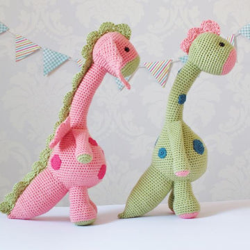 Crochet Dragon and Dino 2 in 1