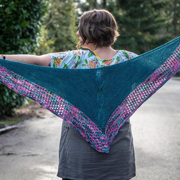 Leaf Line Shawl