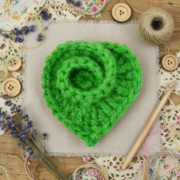 Granny Heart Crochet Coaster Pattern