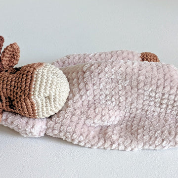 Sleepy Reindeer and Moose Comforter, Moose and Reindeer lovey