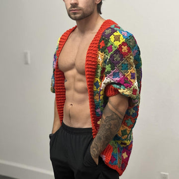 Mosaic Cocoon Shrug