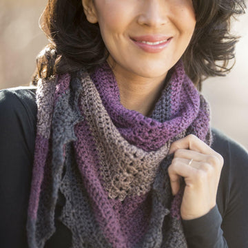 Dark Sky Shawl in Cascade Yarns Whirligig - DK603 - Downloadable PDF