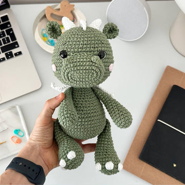 Dragon Amigurumi Crochet Pattern PDF – Dragon Soft Toy, Stuffed Animal Tutorial