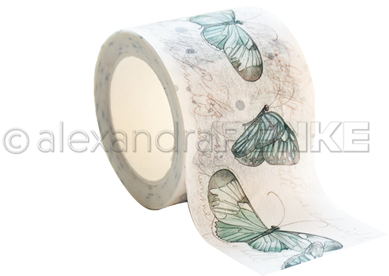 Alexandra Renke Washi Tape 40mmX10m - Blue Butterfly, Spring