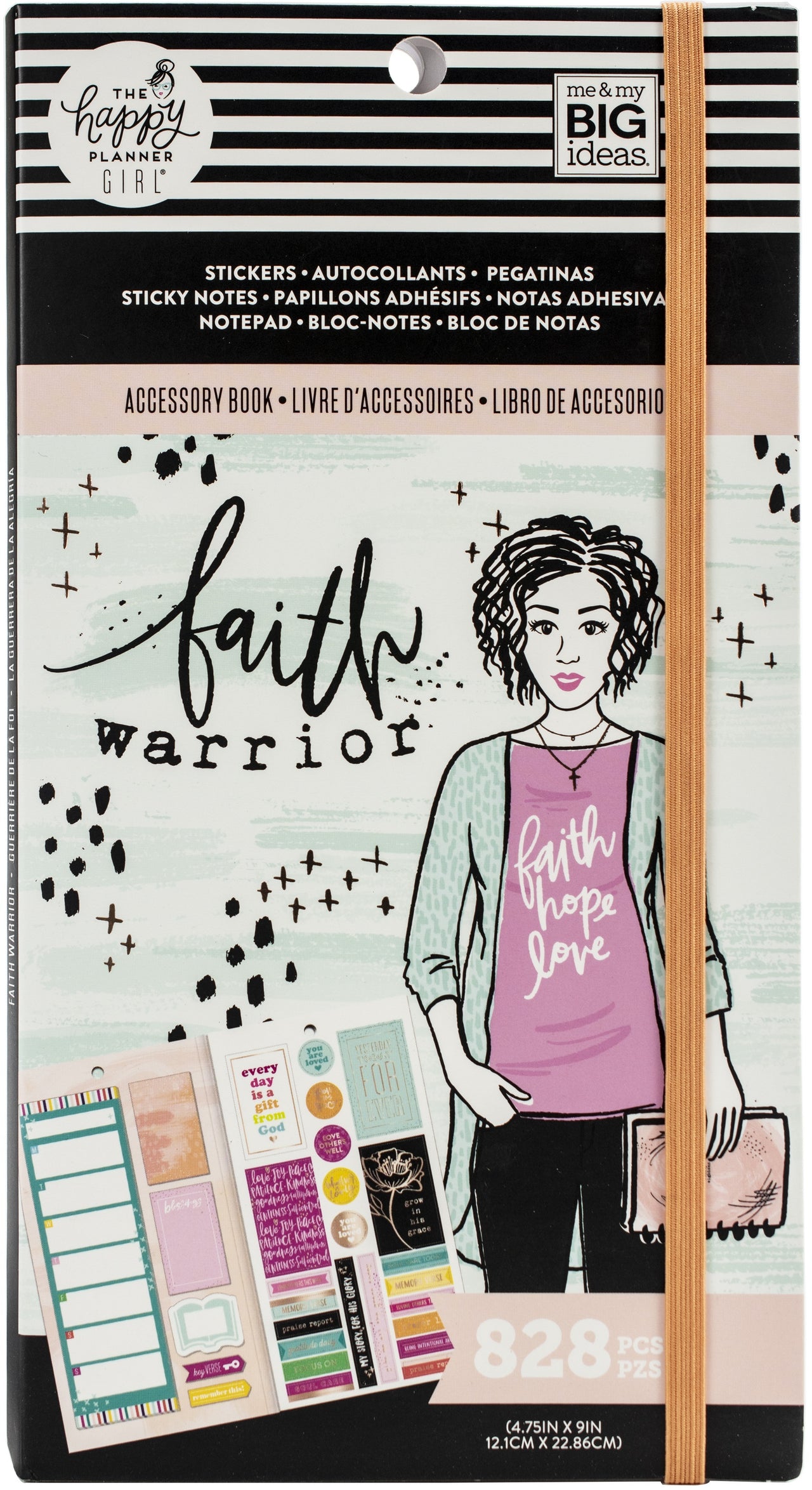 Happy Planner Accessory Book - Faith Warrior, 828/Pkg