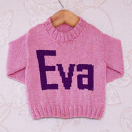 Intarsia - Eva Moniker Chart - Childrens Sweater
