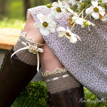 Wrapped in Lace Boot Cuffs
