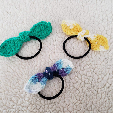 Summer Throwback Crochet Bow Ties