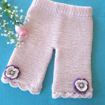 Pattern Knitted Baby Pants Allison