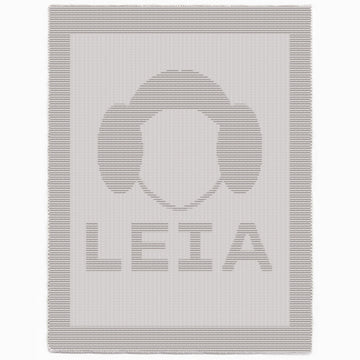 Leia Star Wars Princess Blanket Knitting Pattern