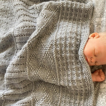 Easy Sampler Baby Blanket