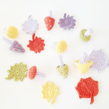 Leaves and Toadstool Garland