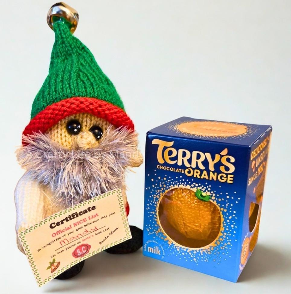 Naughty Or Nice Gonk - Choc Orange Cosy