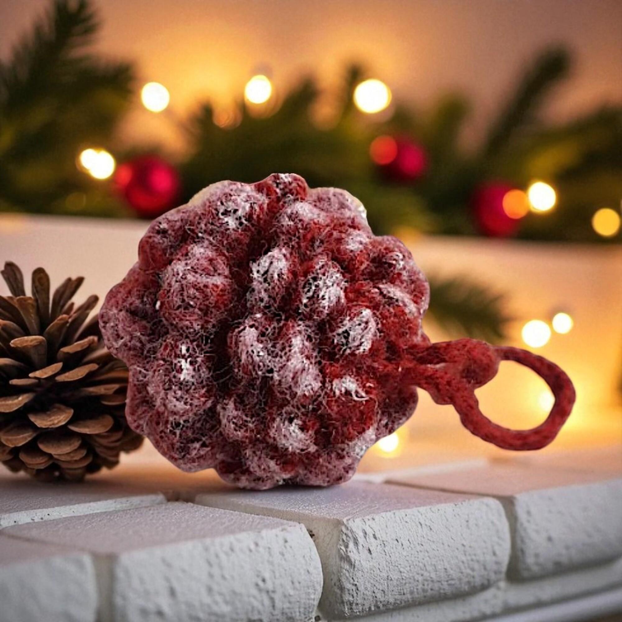 DIY Christmas Ornament: Pine Cone crochet Pattern (PDF File)