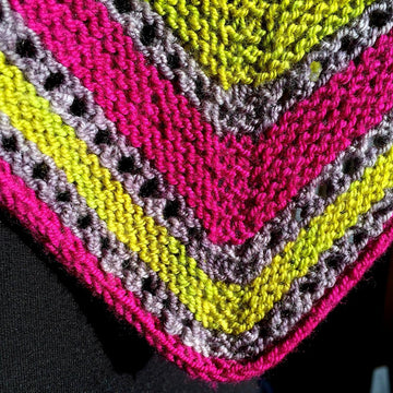The Spaces in Between - May 2014 Mystery Shawl KAL