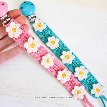 Ladybug & Daisy Pacifier Clip