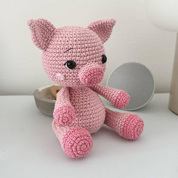 Pig Amigurumi Crochet Pattern PDF – Pig Soft Toy, Stuffed Animal Tutorial