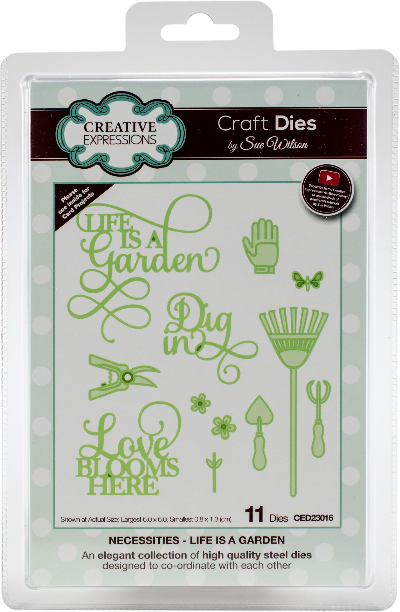 Creative Expressions Craft Dies By Sue Wilson - Necessities-Life Is A Garden