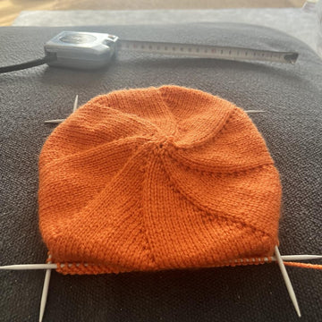 Knitted trick or treat bucket