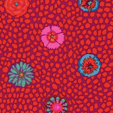 Kaffe Fassett Guinea Flower - Red