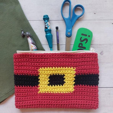 Santa Shay Cosmetic Bag or Hook Pouch