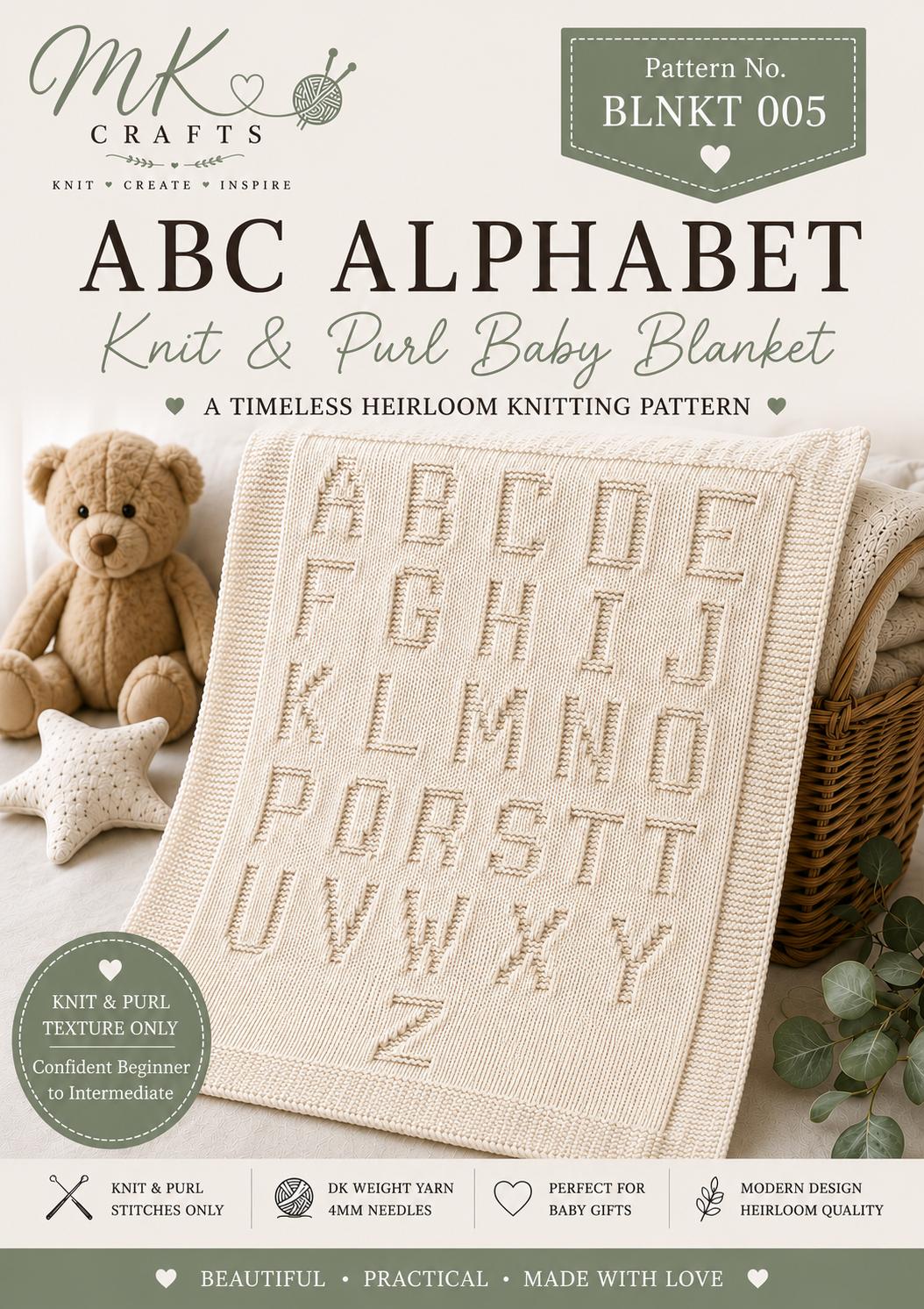 ABC alphabet blanket