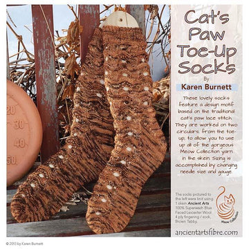 Cat's Paw Toe Up
