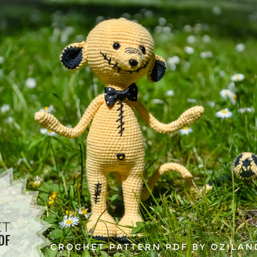 Toxic rat amigurumi doll