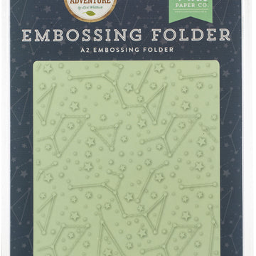 Echo Park Paper Echo Park Embossing Folder A2 - Constellations