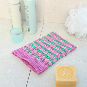 Tunisian Crossed Wash Mitt