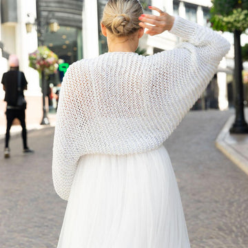 Glitter bolero for brides