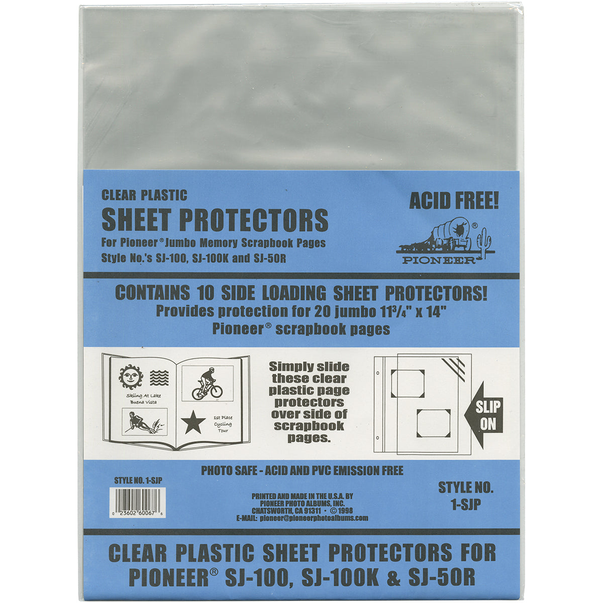 Pioneer Post Bound Side Load Refill Pages 11.75"x14" 10/Pkg - 196765