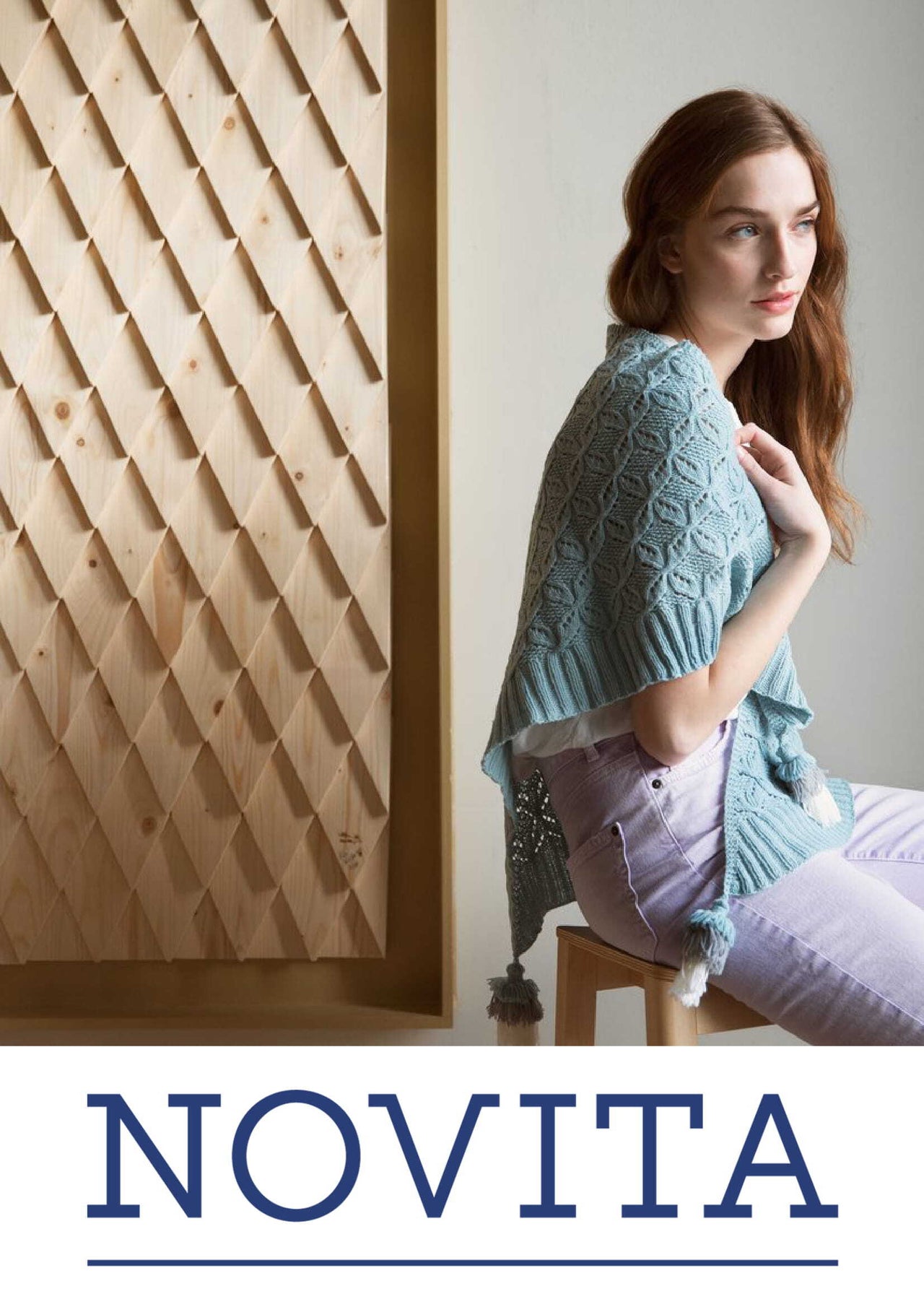 Sointu Triangular Shawl in Novita Baby Merino - Downloadable PDF