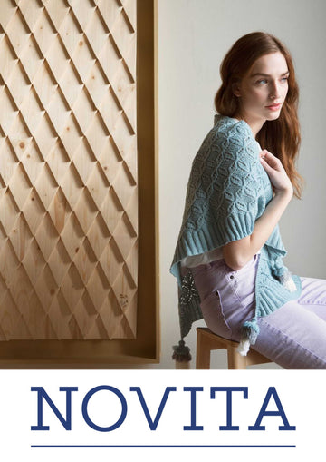 Sointu Triangular Shawl in Novita Baby Merino - Downloadable PDF