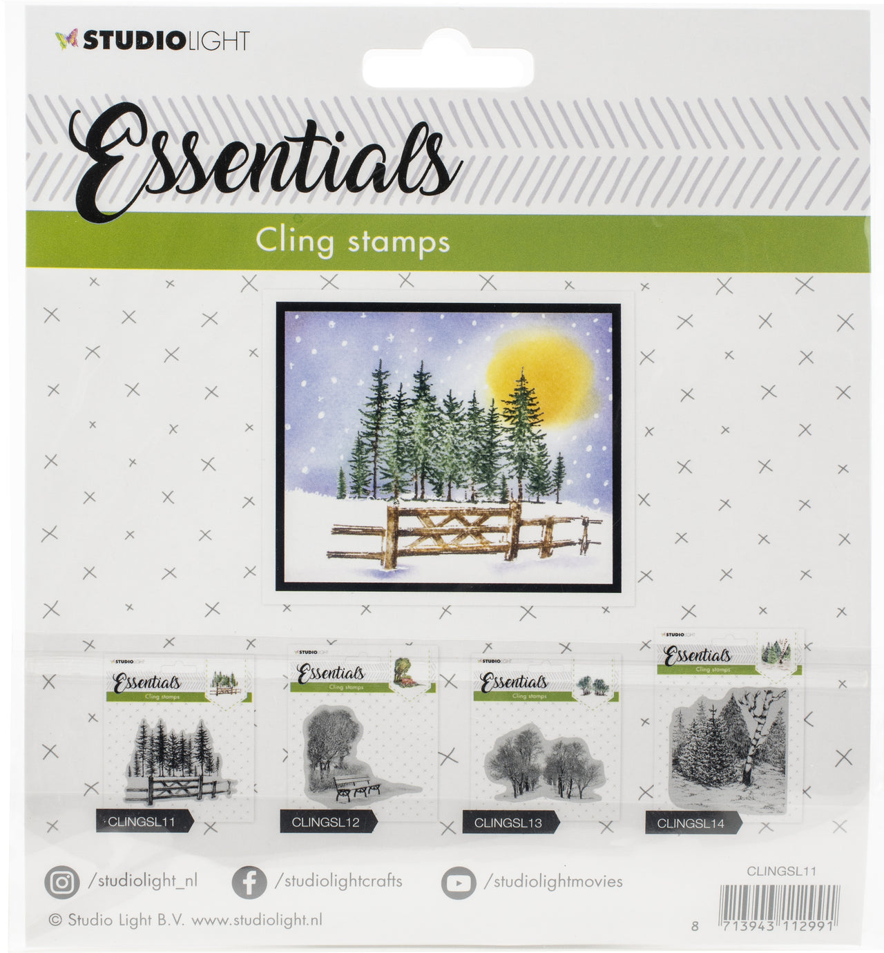 Studio Light Essentials Cling Stamps - NR. 11